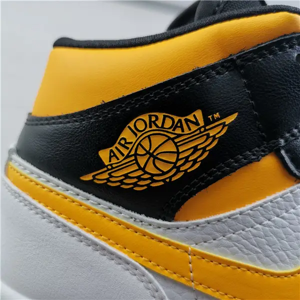 AIR JORDAN 1 MID LASER ORANGE BLACK 
