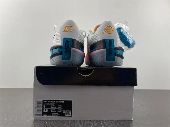 Nike Air Zoom G.T. Cut White Black Laser Blue 