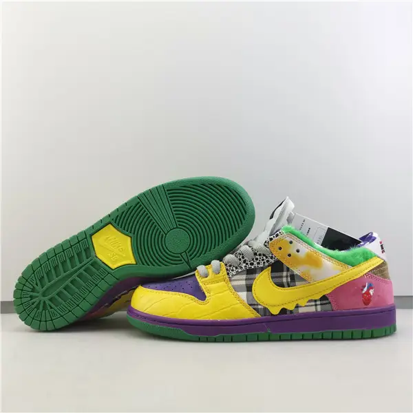 NIKE DUNK LOW PRO IW PURPLE  YELLOW 
