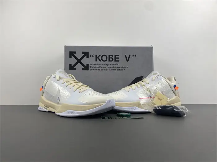 Nike Kobe 5 Protro Undefeated Rice White  CDAC793