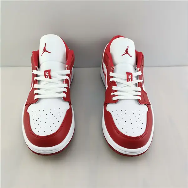 Air Jordan 1 Low Gym Red White - 