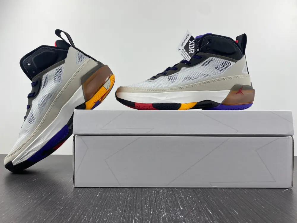 Jordan 37 Light Bone Dark Concord 