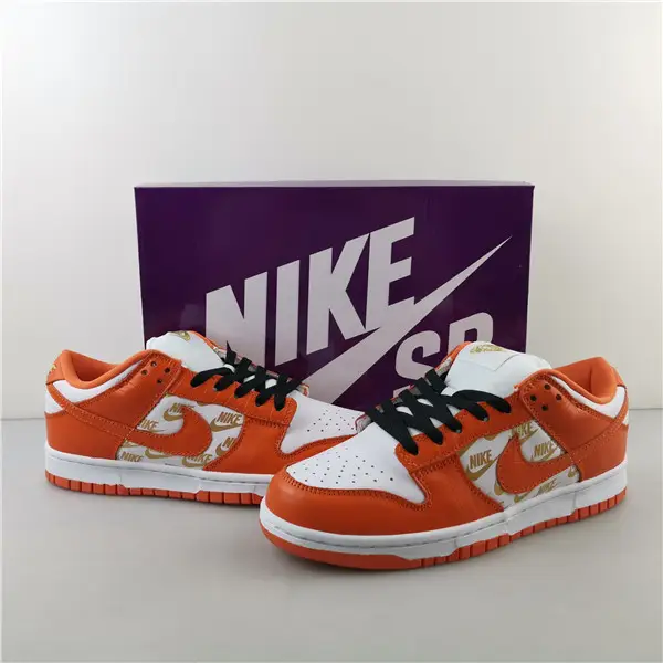 Nike SB Dunk Low White Orange 
