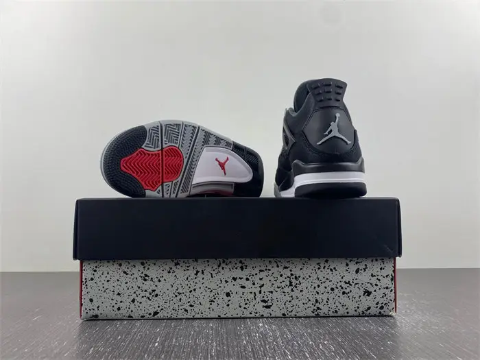 Jordan 4 Retro Black Canvas 