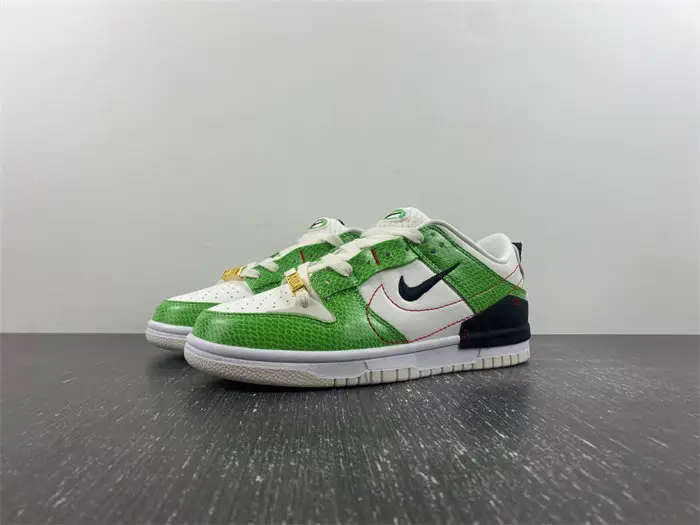 Nike Dunk Low Disrupt 2 Just Do It Snakeskin Green 
