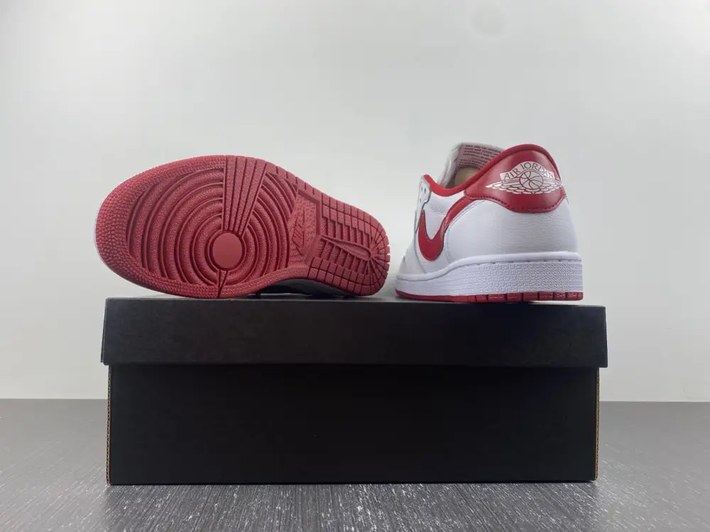 Jordan 1 Retro Low White Varsity Red 