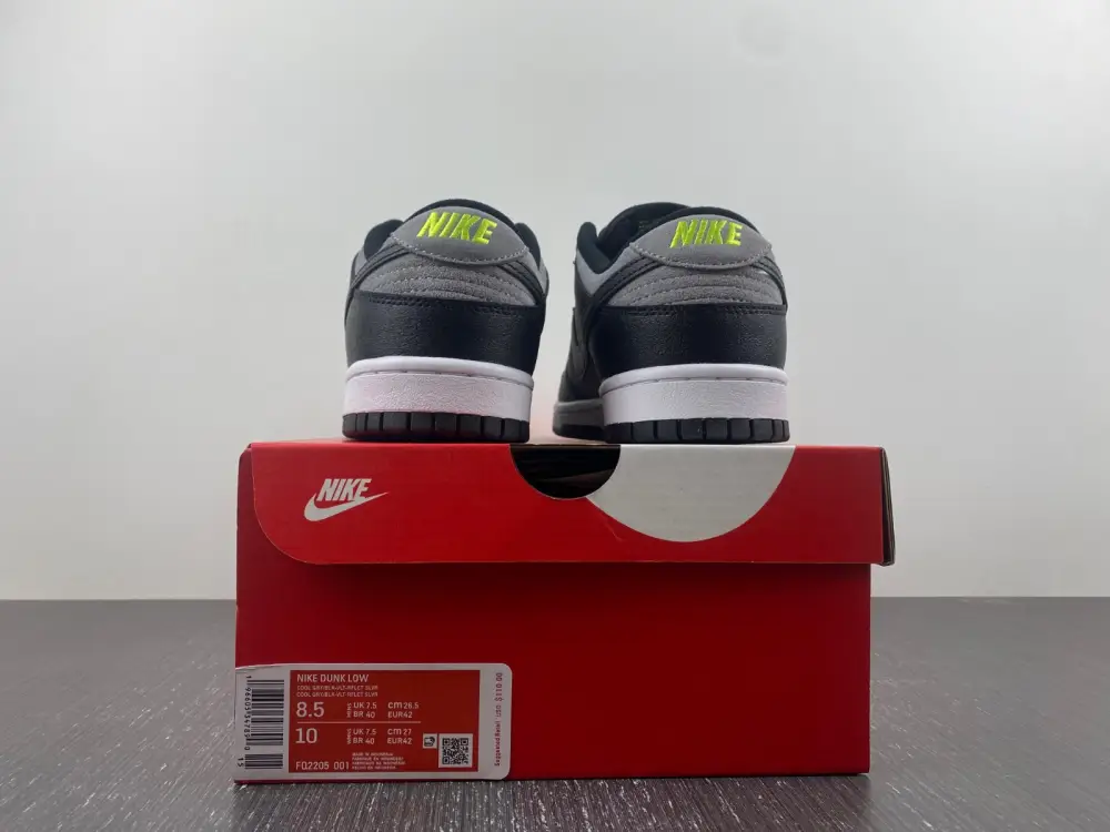 Nike Dunk Low 'Black Grey Green Strike' 