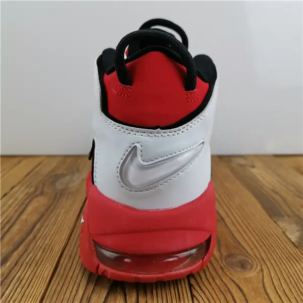 Nike Air More Uptempo University Red Black White 