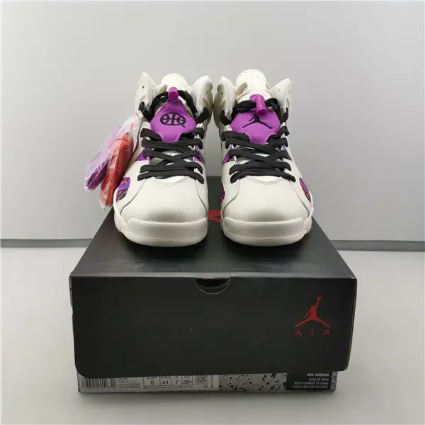 AIR JORDAN 6 RETRO QUAI54 SAIL BLACK 