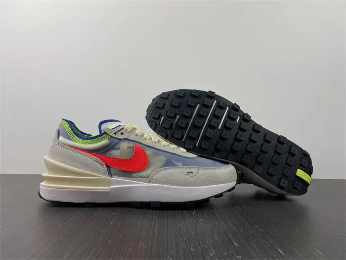Nike Waffle One Coconut Milk Crimson Royal 