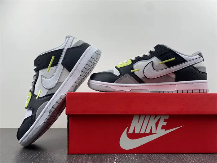 Nike Dunk Low Scrap Wolf Grey Light Lemon Twist 