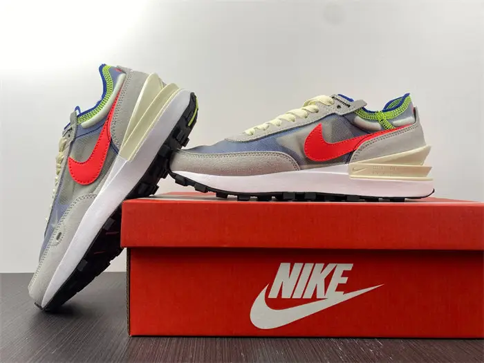 Nike Waffle One Coconut Milk Crimson Royal 