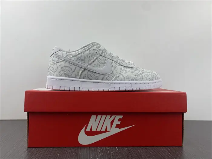 Nike Dunk Low White Paisley 
