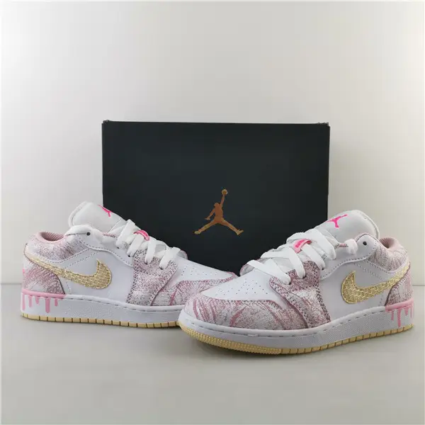 Jordan 1 Low Paint Drip (GS) 