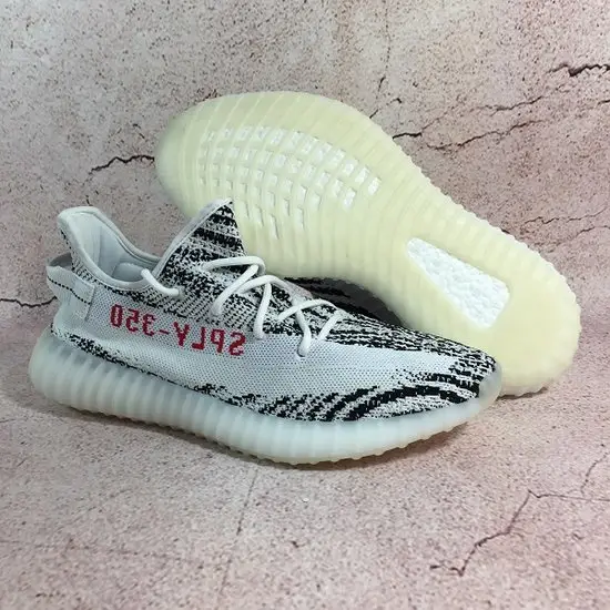 GOAT Adidas Yeezy 350 V2 BASF Zebra 