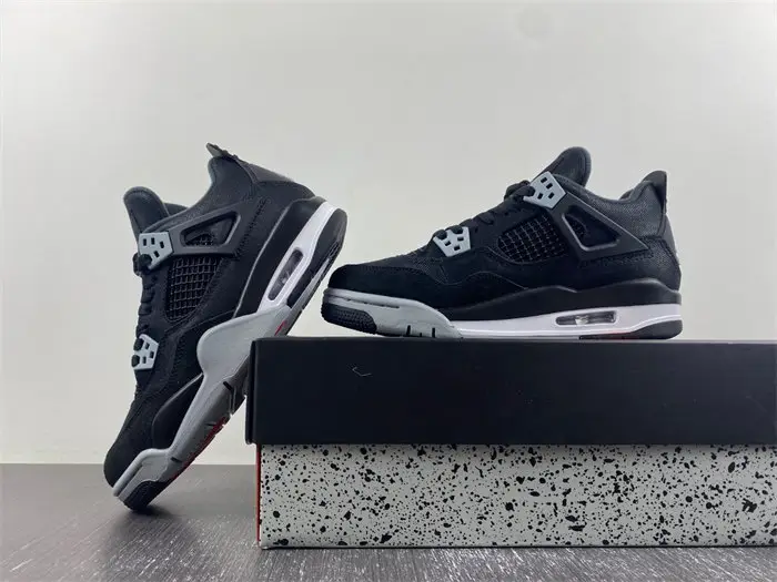 Jordan 4 Retro Black Canvas 