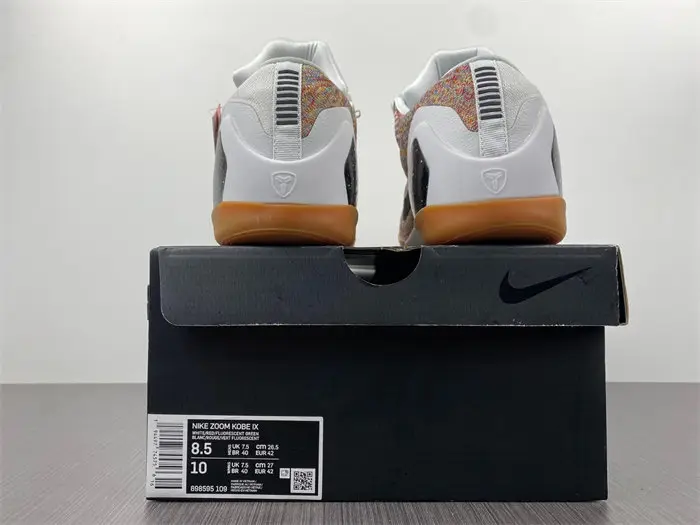 Nike Kobe 9 Elite Premium Low HTM Milan White Multi-Color 