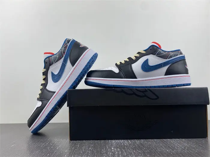 Jordan 1 Generation Air Jordan 1 Low SE White Black Dark Blue 