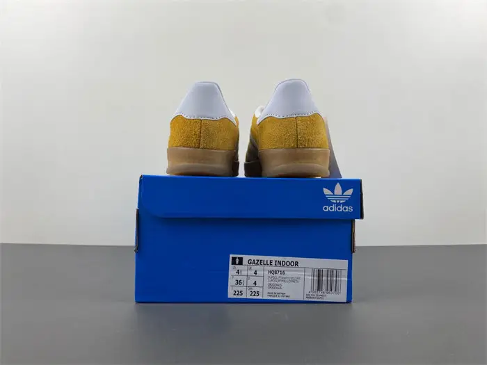 adidas Gazelle Indoor Orange Peel White 