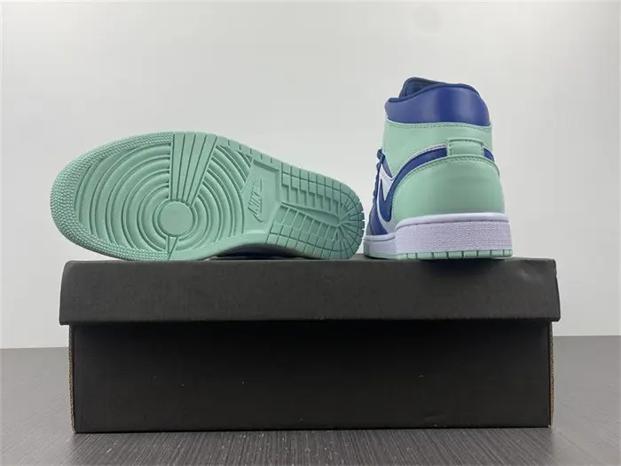 Jordan 1 Mid Mystic Navy Mint Foam 