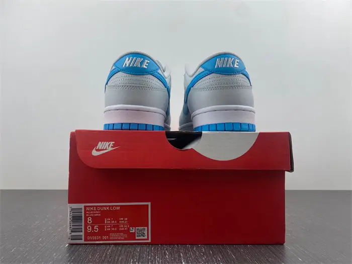 Nike Dunk Low Retro Pure Platinum Blue Lightning 