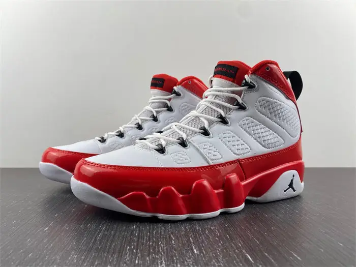 Jordan 9 Retro White Gym Red 