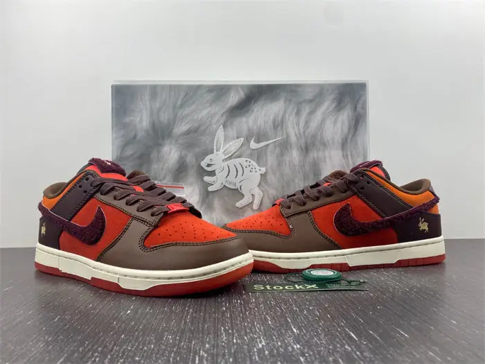 Nike Dunk Low Retro PRM Year of the Rabbit Light Crimson 
