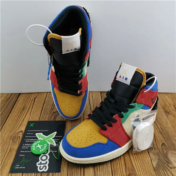 Jordan 1 Mid SE Fearless Blue the 