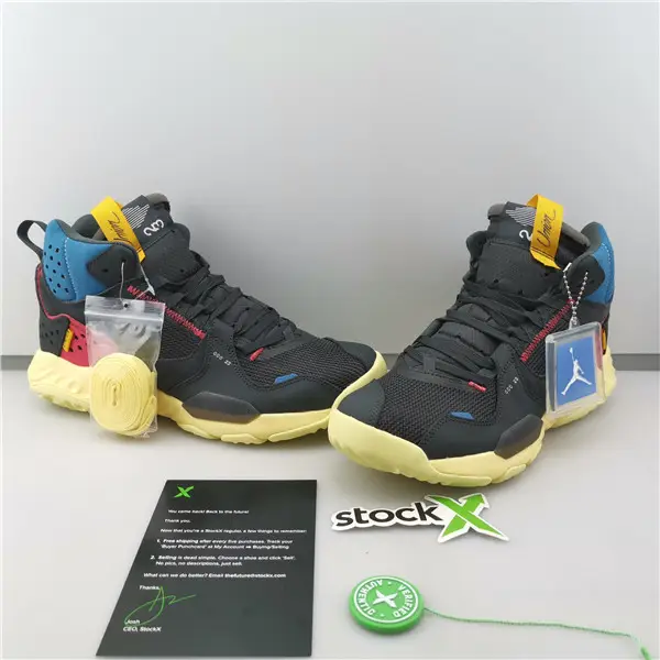 UNION LA X JORDAN DELTA MID 'OFF NOIR'  AFCE697