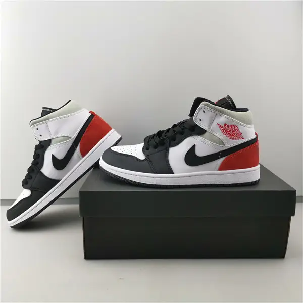 AIR JORDAN 1MID SE 'RED BLACK TOE ' 