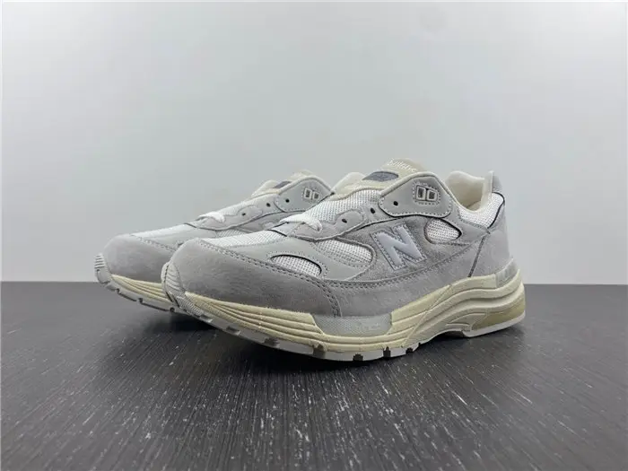 New Balance 992 White Silver 
