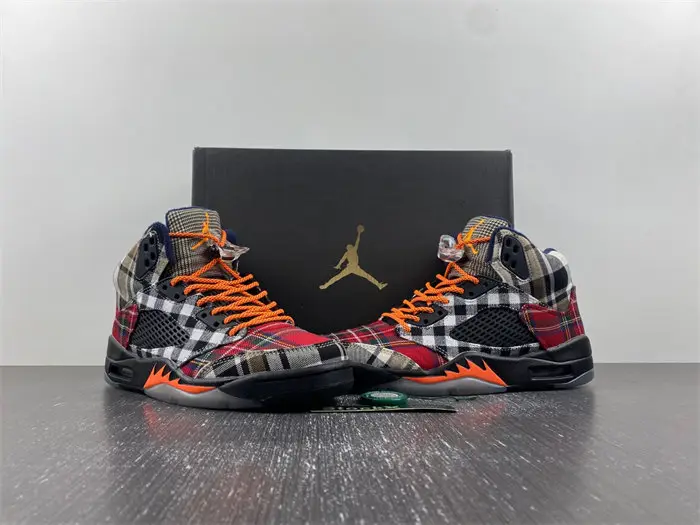AIR JORDAN 5 RETRO GS 'PLAID'  DCAF504