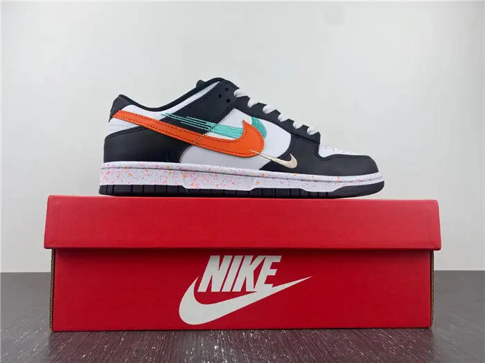Nike Dunk Low Multiple Swooshes White Washed Teal 