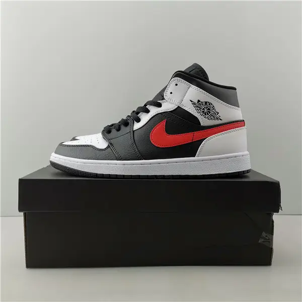 Air Jordan 1 Mid  Black White 
