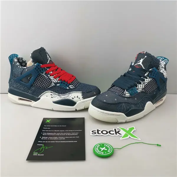 AIR JORDAN 4 RETRO SE 'SASHIKO' DEEP OCEAN 