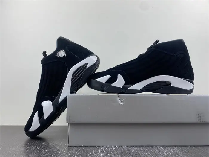 Jordan 14 Retro Black White 