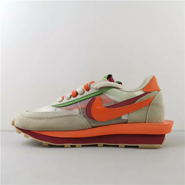 NIKE LDWAFFLE CLOT SACAI NET ORANGE BLAZE - 