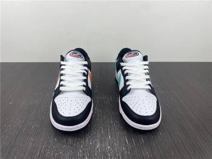 Nike Dunk Low Multiple Swooshes White Washed Teal 