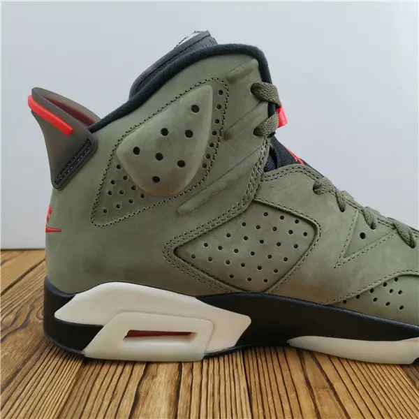 AIR JORDAN 6 TRAVIS SCOTT MEDIUM OLIVE 