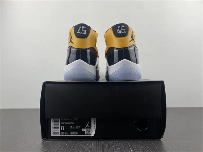Air Jordan 11 Retro Black Yellow 