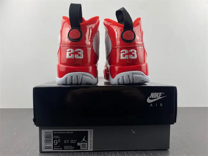 Jordan 9 Retro White Gym Red 