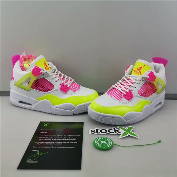 AIR JORDAN 4 GIRLS LEMON VENOM PINK BLAST  EDFD2325