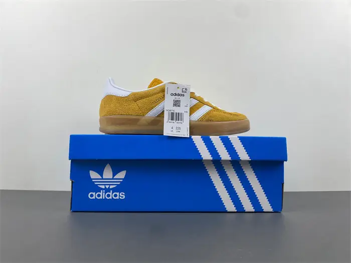 adidas Gazelle Indoor Orange Peel White 