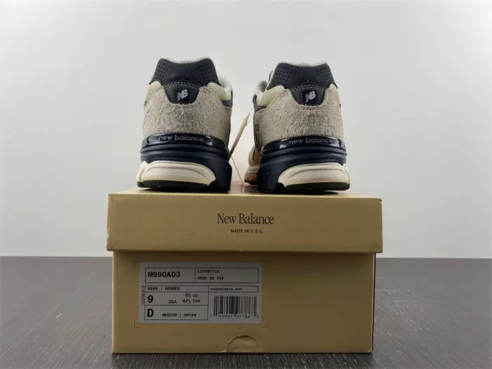 New Balance 990v3 MiUSA Teddy Santis Moonbeam 