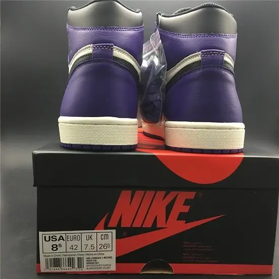 AIR JORDAN 1 COURT PURPLE 