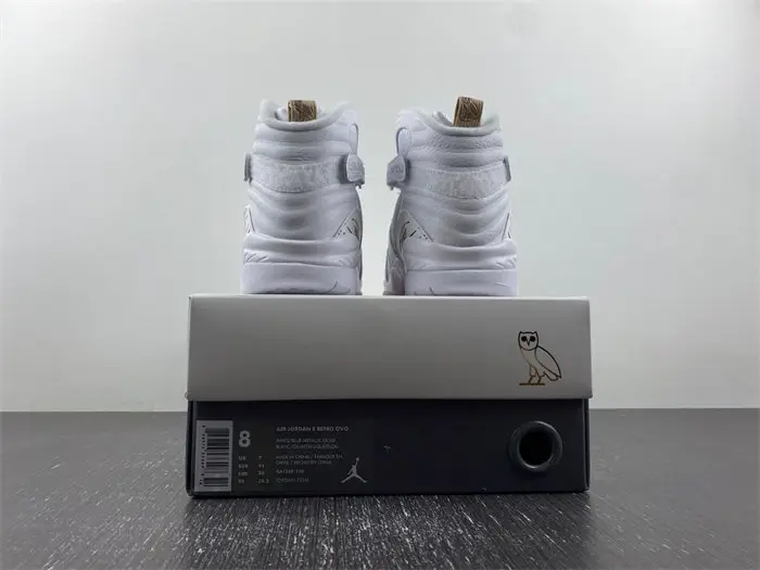 Jordan 8 Retro OVO White 