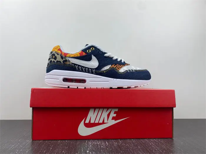 Nike Air Max 1 Premium Denim Leopard 