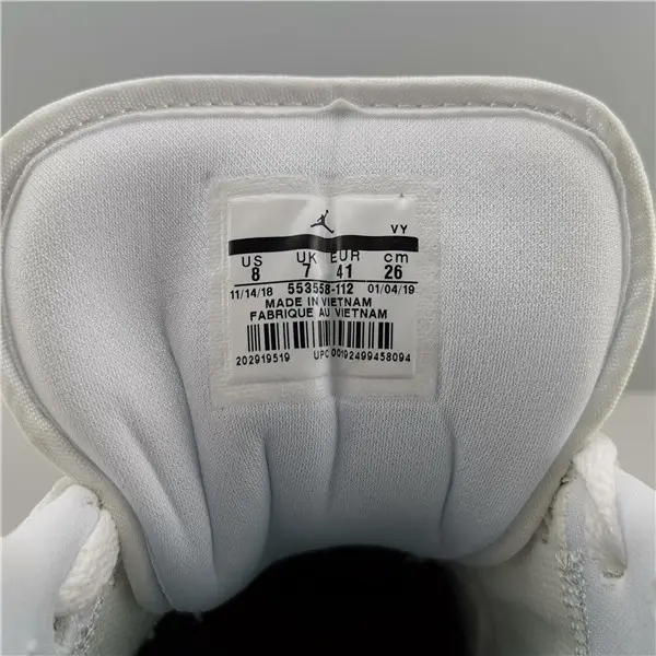 Air Jordan 1 Low Triple White 