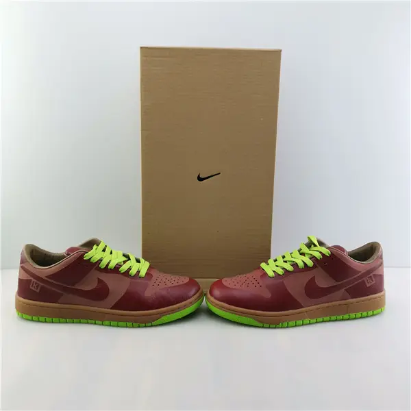 Nike Dunk Low 1-Piece Laser Varsity Red Chartreuse 