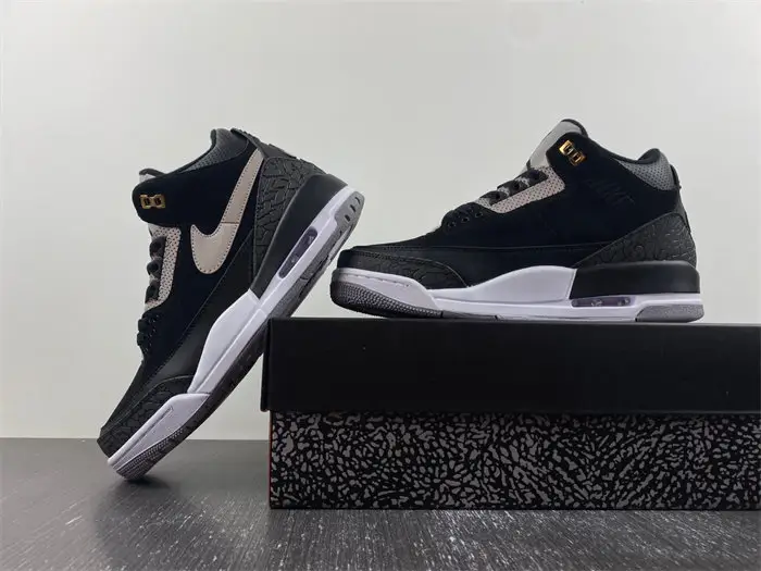 AIR JORDAN 3 RETRO TINKER SP 'BLACK CEMENT 